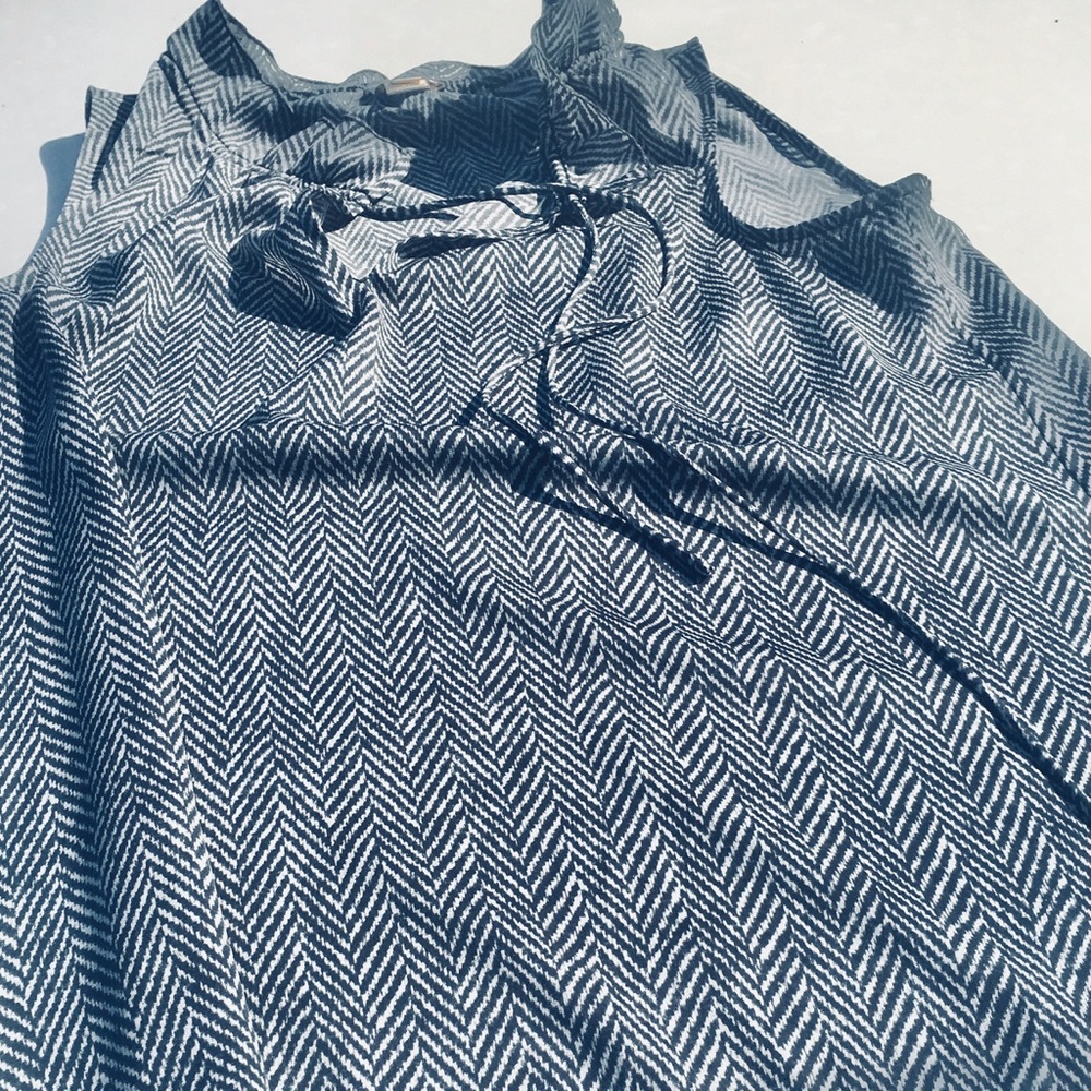 J. Crew Chevron Top